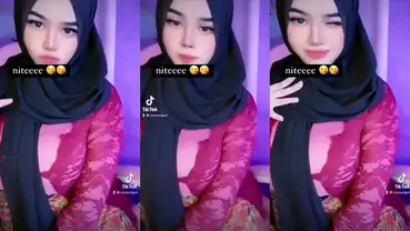 Arrazyny Hijab Pakai Kebaya Merah Ngentot Ganas Di Kasur poster